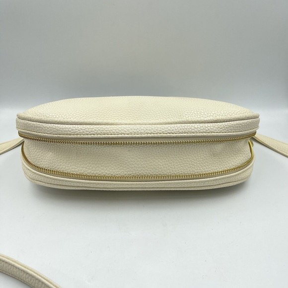 Adrienne Vittadini Handbag Womens Cross Body Shoulder Handbag Beige - Picture 4 of 16